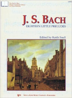 Js Bach-Eighteen Little Preludes KJOS GP383   upc
