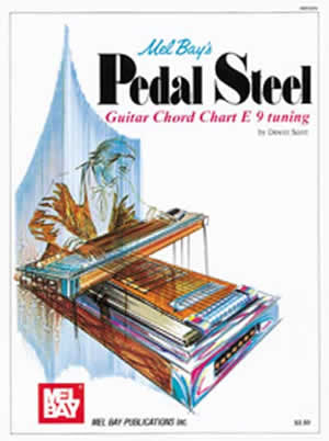 Pedal Steel Guitar Chord Chart E 9 tuning 93394   upc 796279001847