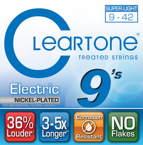 Cleartone string electric 9-42 Ultralight 9409   upc 786136094099