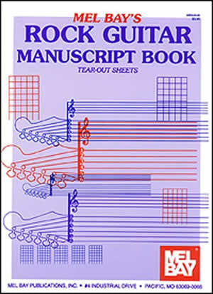 Rock Guitar Manuscript Book 94548   upc 796279010924
