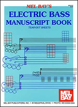 Electric Bass Manuscript Book 94549   upc 796279010931