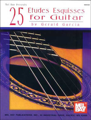25 Etudes Esquisses for Guitar 95430   upc 796279024648