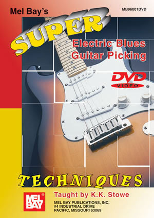 Super Electric Blues Guitar Picking Techniques 96001DVD   upc 796279100694