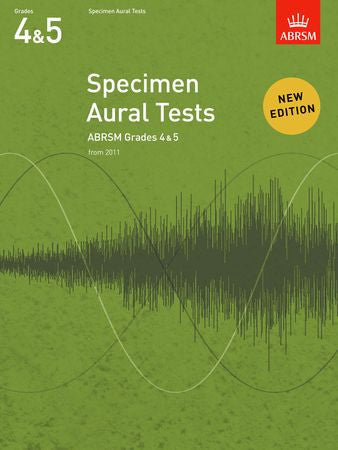 Specimen Aural Tests, Grades 4 & 5  9781848492523   upc 9781848492523