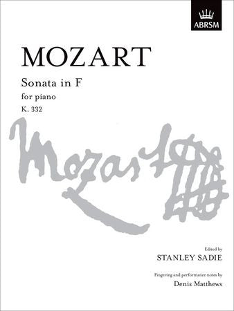 Sonata in F  K. 332  9781854721235   upc 9781854721235