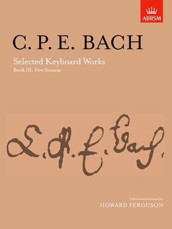 Selected Keyboard Works, Book III: Five Sonatas  9781854722300   upc 9781854722300