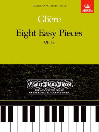 Eight Easy Pieces, Op.43  9781854722690   upc 9781854722690