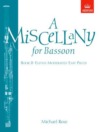 A Miscellany for Bassoon, Book II  9781854724632   upc 9781854724632
