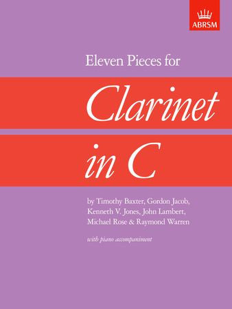 Eleven Pieces for Clarinet in C  9781854726070   upc 9781854726070