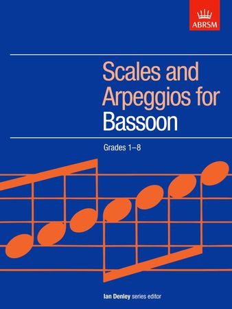 Scales and Arpeggios for Bassoon, Grades 1-8  9781854728197   upc 9781854728197