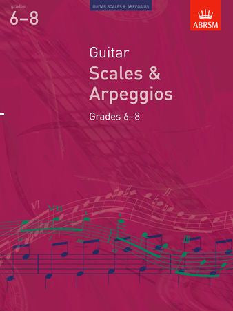 Guitar Scales and Arpeggios, Grades 68  9781860967436   upc 9781860967436