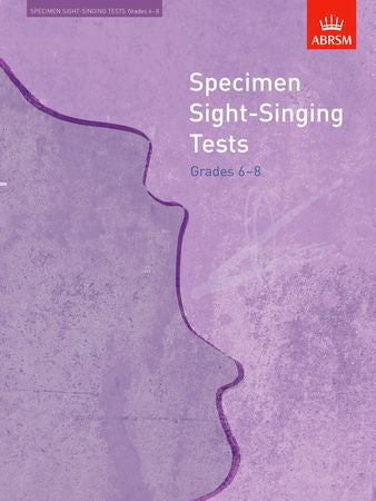 Specimen Sight-Singing Tests, Grades 68  9781860969591   upc 9781860969591