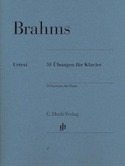 51 Exercises for Piano     by Brahms, Johannes HN27   upc 9790201800271