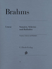 Sonatas, Scherzo and Ballades     by Brahms, Johannes HN38   upc 9790201800387