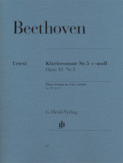 Piano Sonata no. 5 in c minor op. 10 no.1     by Beethoven, Ludwig van HN47   upc 9790201800479