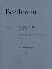 Sonatina for Piano G major op. 79     by Beethoven, Ludwig van HN59   upc 9790201800592