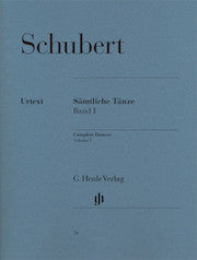 Complete Dances, Volume I     by Schubert, Franz HN74   upc 9790201800745