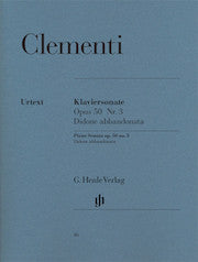 Piano Sonata "Didone abbandonata", Scena Tragica g minor op. 50,3     by Clementi, Muzio HN86   upc 9790201800868