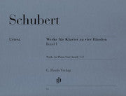 Works for Piano fourhands, Volume I     by Schubert, Franz HN94   upc 9790201800943