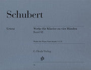 Works for Piano fourhands, Volume III     by Schubert, Franz HN98   upc 9790201800981