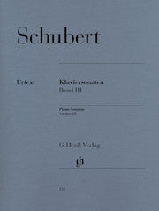 Piano Sonatas, Volume III (Early and Unfinished Sonatas)     by Schubert, Franz HN150   upc 9790201801506