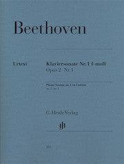 Piano Sonata No. 1 in f minor op. 2,1     by Beethoven, Ludwig van HN183   upc 9790201801834