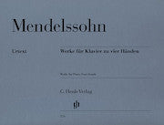 Works for Piano fourhands     by Mendelssohn Bartholdy, Felix HN325   upc 9790201803258