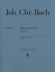 Piano Sonatas, Volume II, op. 17     by Bach, Johann Christian HN333   upc 9790201803333