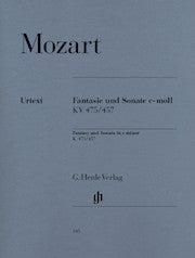 Fantasy and Sonata c minor K. 475/457      by Mozart, Wolfgang Amadeus HN345   upc 9790201803456