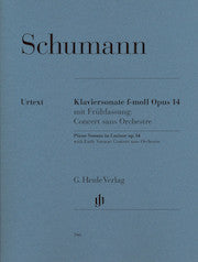Piano Sonata in f minor op. 14 with Early Version: Concert sans Orchestre     by Schumann, Robert HN346   upc 9790201803463