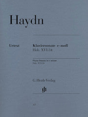 Piano Sonata e minor Hob. XVI:34     by Haydn, Joseph HN357   upc 9790201803579