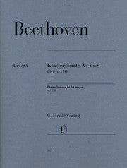 Piano Sonata No. 31 A flat major op. 110     by Beethoven, Ludwig van HN363   upc 9790201803630