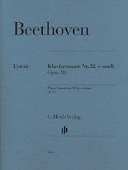 Piano Sonata No. 32 c minor op. 111     by Beethoven, Ludwig van HN364   upc 9790201803647