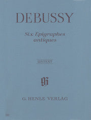 Six Epigraphes antiques     by Debussy, Claude HN402   upc