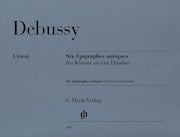 Six Epigraphes antiques     by Debussy, Claude HN408   upc 9790201804088