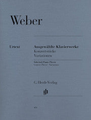 Selected Piano Works (Concert Pieces, Variations)     by Weber, Carl Maria von HN414   upc 9790201804149