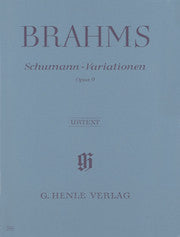SchumannVariations op. 9     by Brahms, Johannes HN438   upc 111173