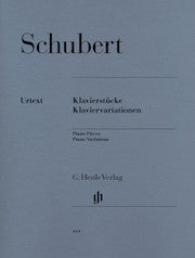 Piano Pieces and Piano Variations     by Schubert, Franz HN444   upc 9790201804446