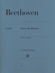 Dances for Piano     by Beethoven, Ludwig van HN449   upc 9790201804491