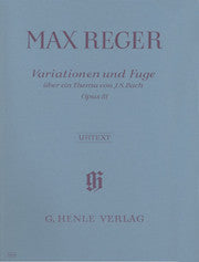 Variations and Fugue on a Theme by J. S. Bach op. 81     by Reger, Max HN493   upc