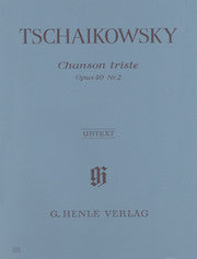 Chanson triste op. 40,2     by Tschaikowsky, Peter Iljitsch HN618   upc