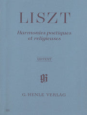 Harmonies poåÕÌà_tiques et religieuses     by Liszt, Franz HN639   upc 9790201806396