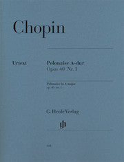 Polonaise A major op. 40,1 [Militaire]     by Chopin, FråÕÌà_dåÕÌà_ric HN661   upc 111169