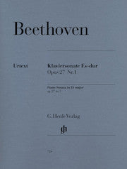 Piano Sonata No. 13 E flat major op. 27 No. 1     by Beethoven, Ludwig van HN724   upc 9790201807249
