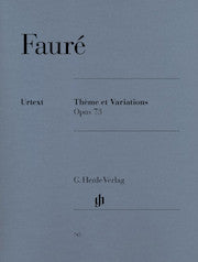 ThŒÍíˆí_Œ?me et Variations op. 73 for Piano     by FaurŒÍíˆ_, Gabriel HN745   upc 9790201807454