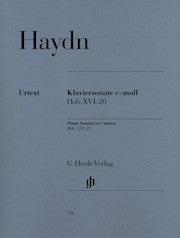 Piano Sonata c minor Hob. XVI:20     by Haydn, Joseph HN750   upc 9790201807508