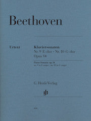 Piano Sonatas No. 9 in E major op. 14,1 and No. 10 in G major op. 14,2     by Beethoven, Ludwig van HN810   upc 9790201808109