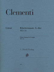 Piano Sonata G major WO 14     by Clementi, Muzio HN817   upc 9790201808178