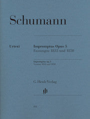 Impromptus op. 5     by Schumann, Robert HN852   upc 9790201808529