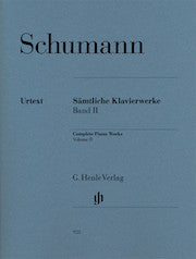 Complete Piano Works  Volume II     by Schumann, Robert HN922   upc 9790201809229